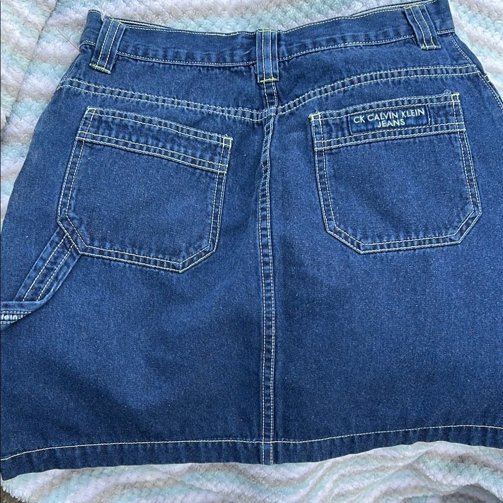 Classic Blue Denim Skirt